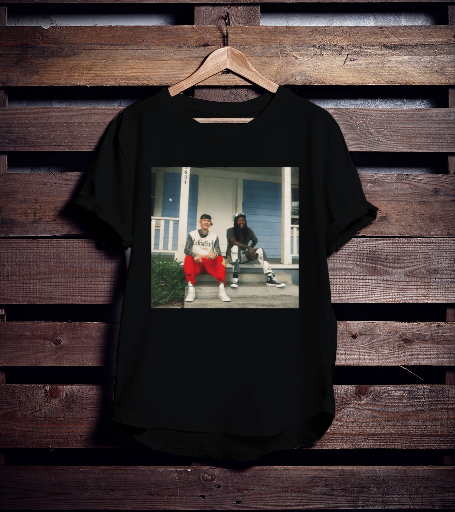 Machine Gun Kelly MGK X Wiz Khalifa Blog Era Boyz Mixtape Cover 3631 T-Shirt