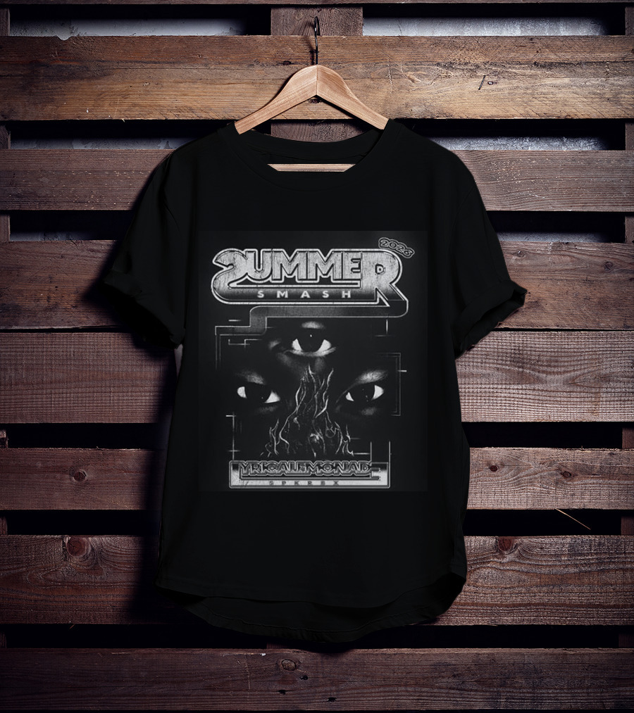 Summer Smash 2026 Festival Lineup Connections Bad Bears Dragon Skull Eyes T-Shirt