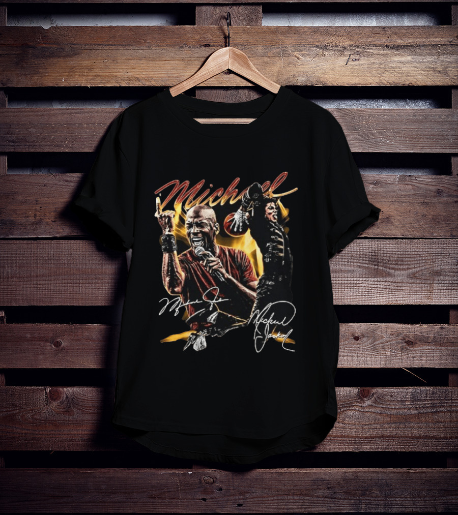 Michael Jordan Michael Jackson Black Excellence T-Shirt