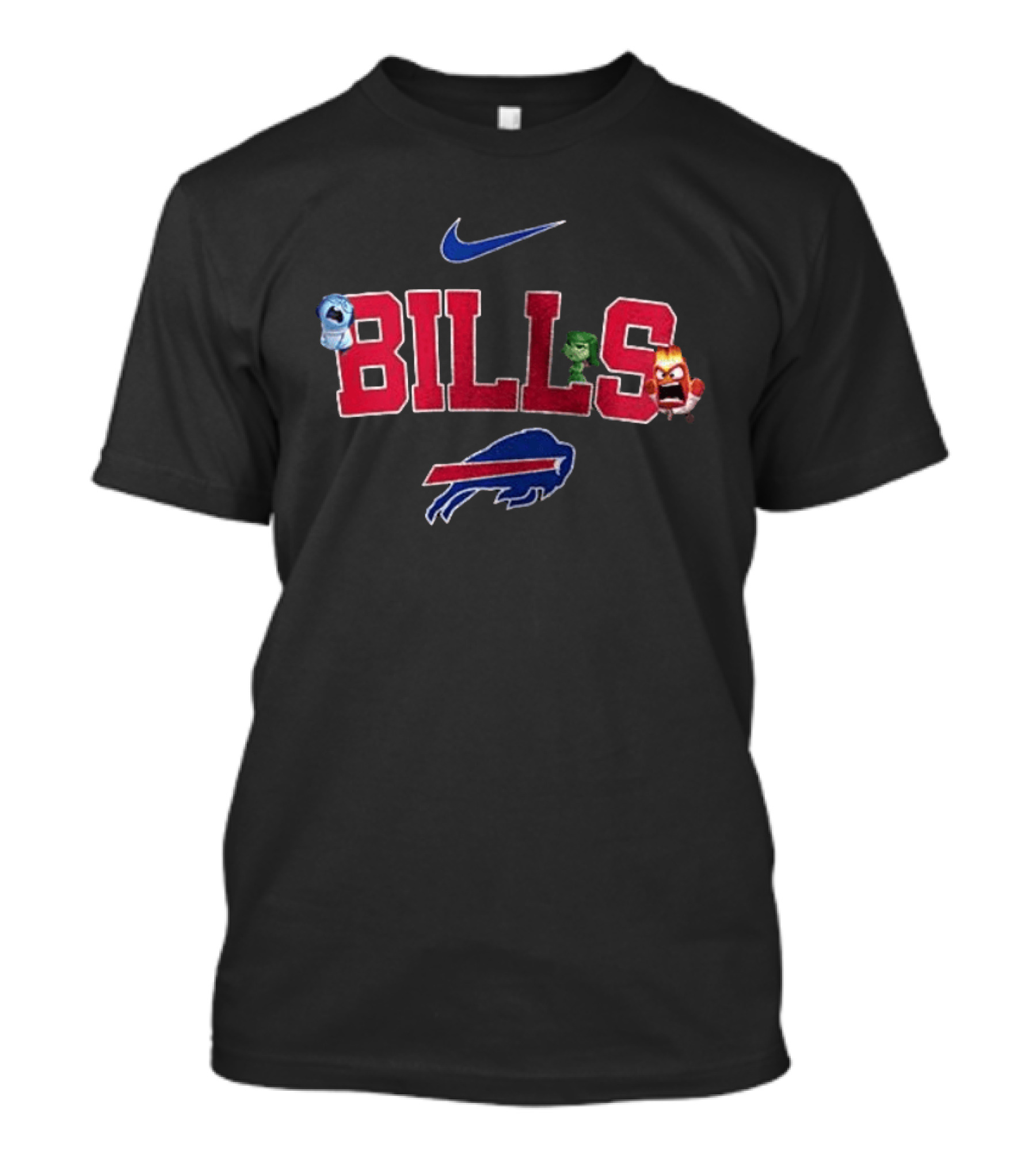 Buffalo Bills Nike Inside Out Characters All The Feels T-Shirt