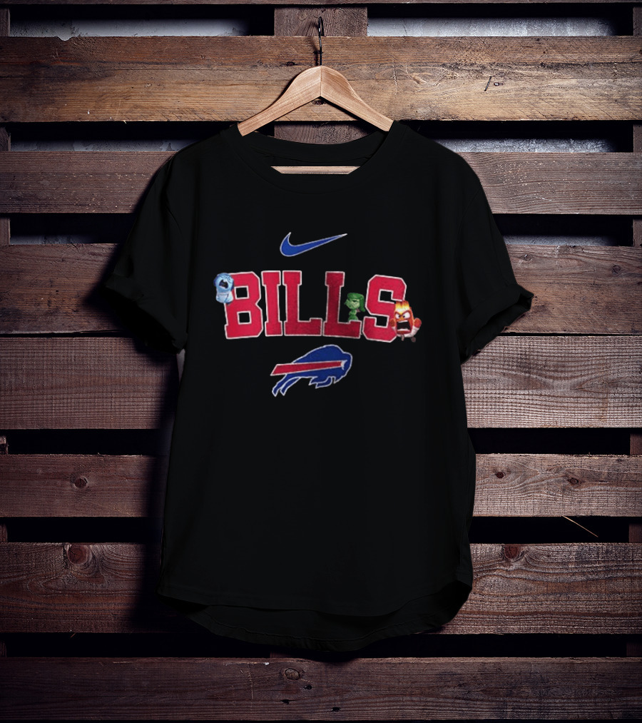 Buffalo Bills Nike Inside Out Characters All The Feels T-Shirt