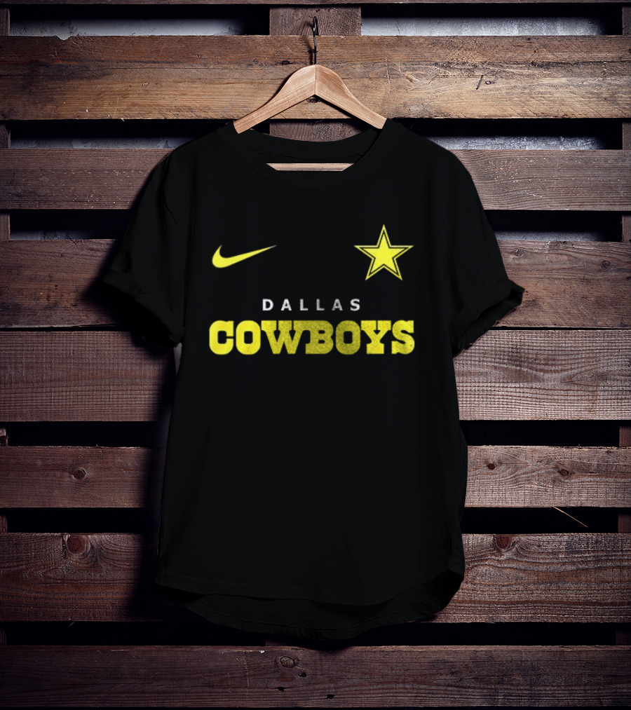 Dallas Cowboys Nike Batman Star Yellow T-Shirt