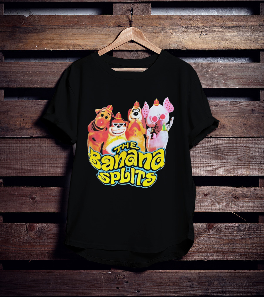 The Banana Splits Characters Hanna Barbera Retro Animation Series T-Shirt