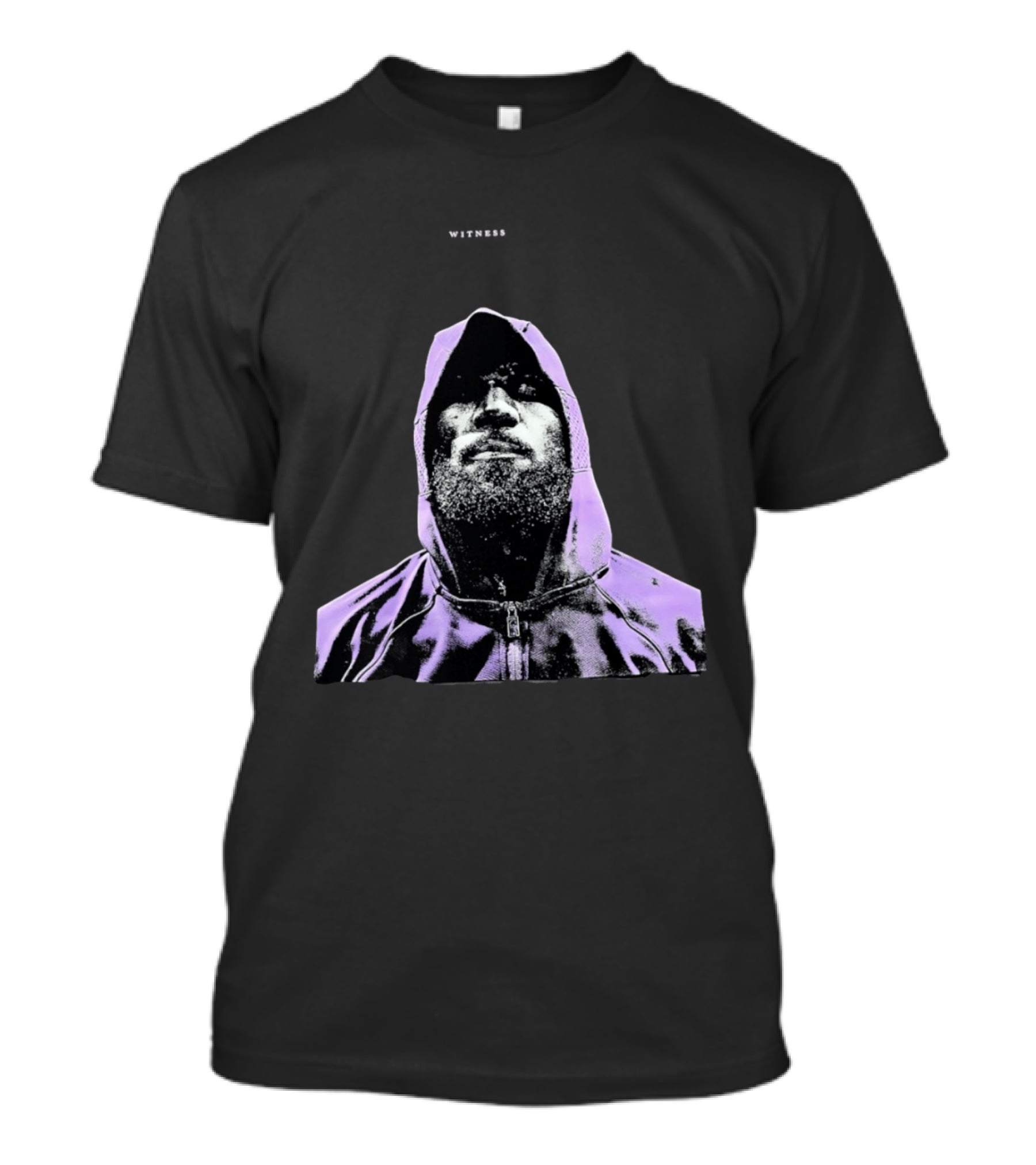 Witness LeBron James Style Purple T-Shirt