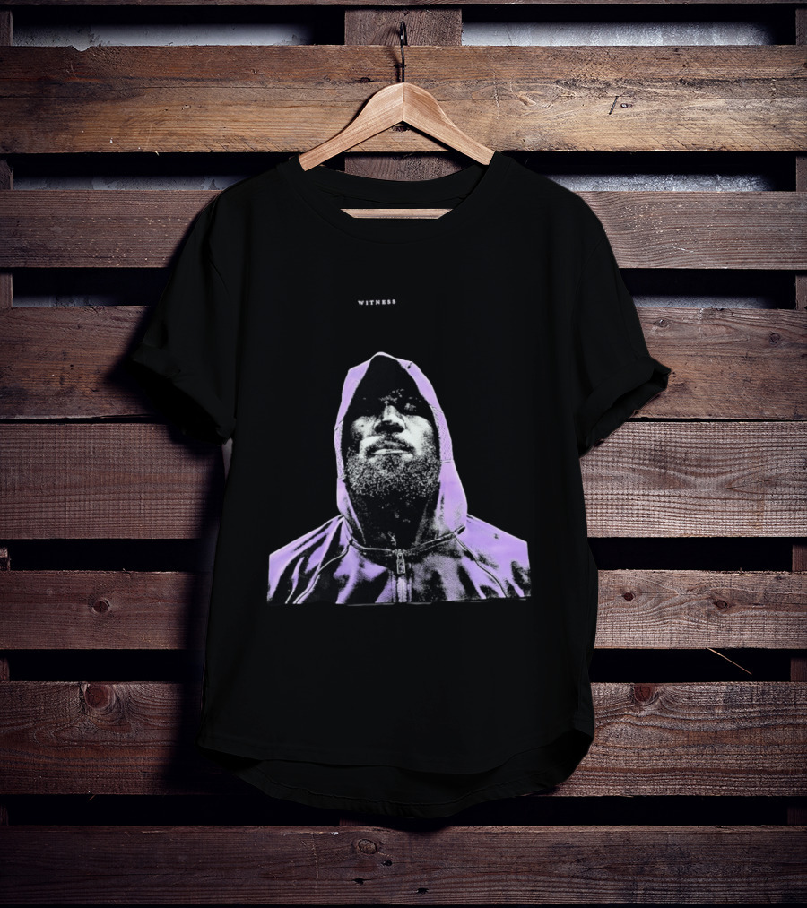 Witness LeBron James Style Purple T-Shirt