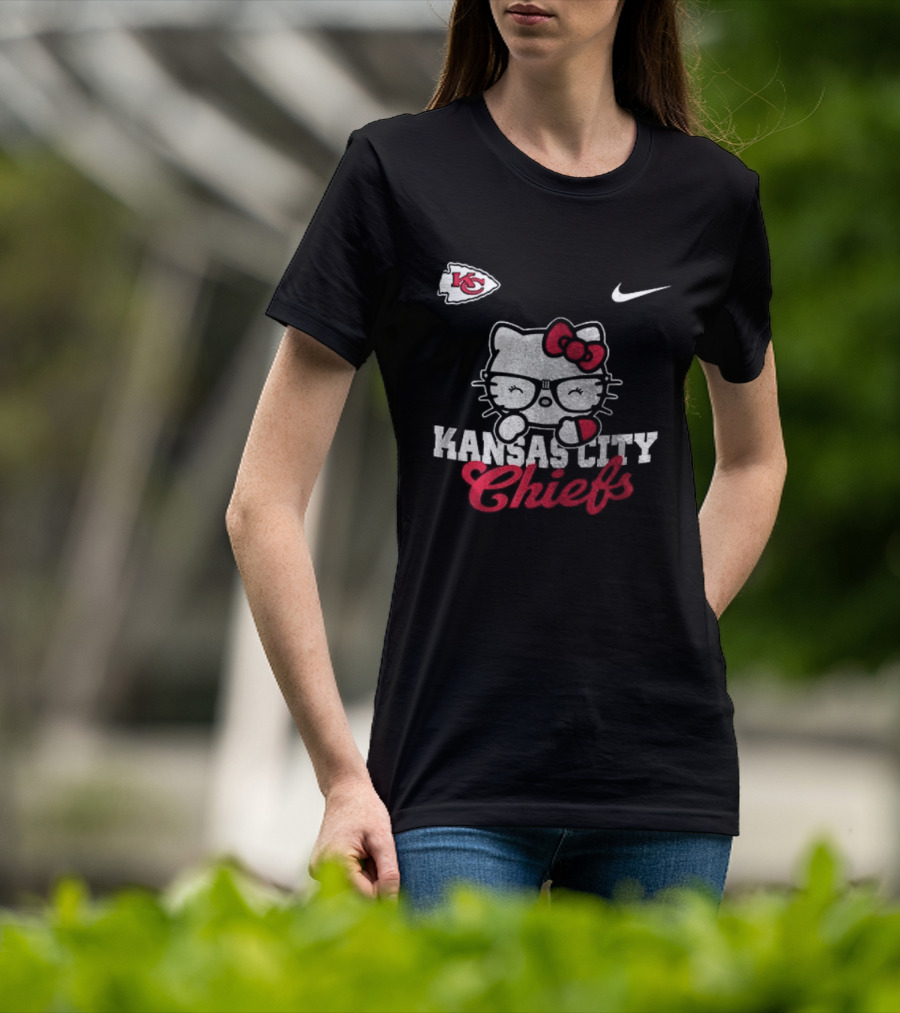 Kansas City Chiefs Hello Kitty Nike Collaboration T-Shirt