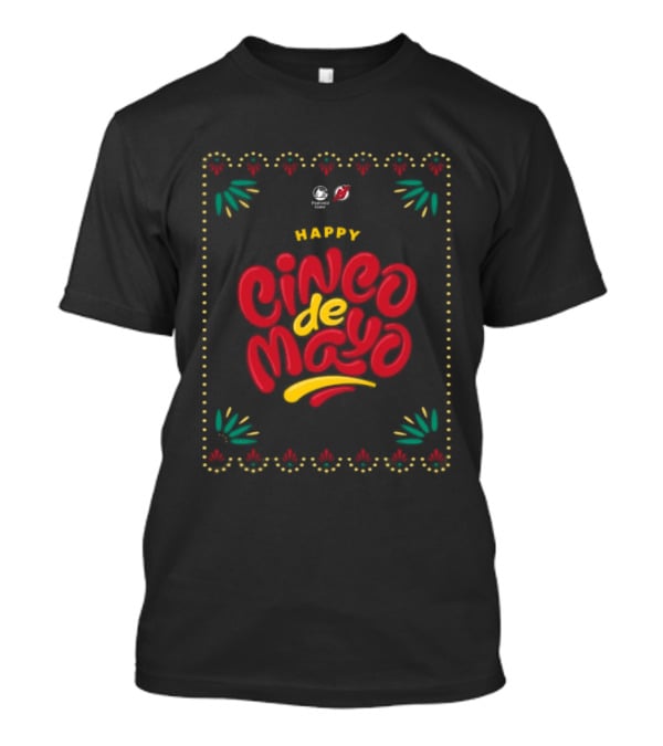 New Jersey Devils Happy Cinco De Mayo Celebration T-Shirt