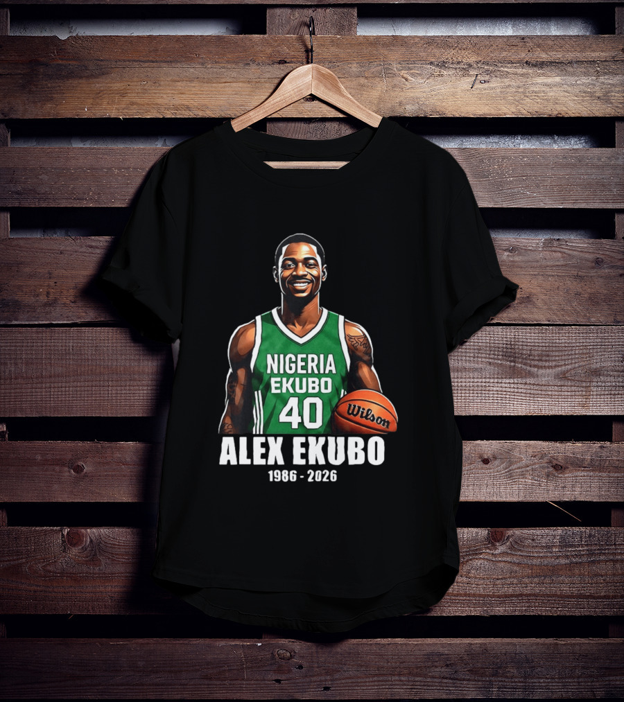 Alex Ekubo 1986 2026 Nollywood Nigeria Basketball Player T-Shirt