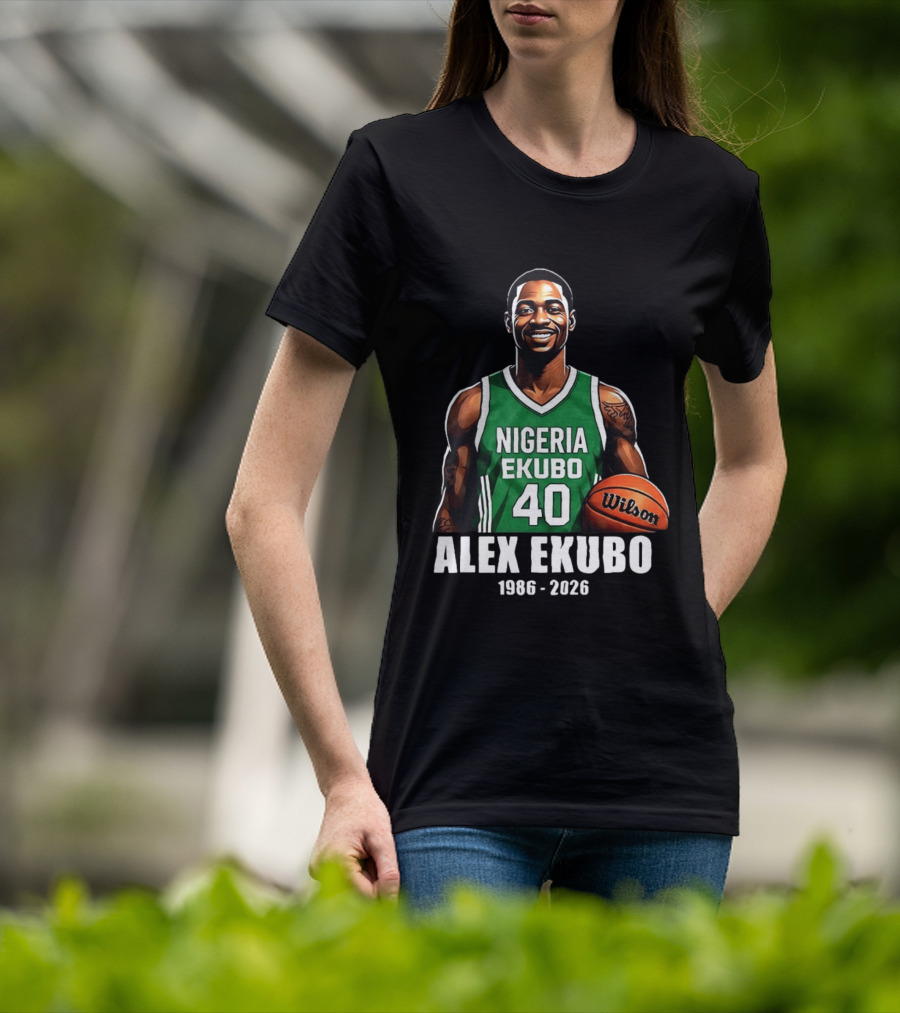 Alex Ekubo 1986 2026 Nollywood Nigeria Basketball Player T-Shirt