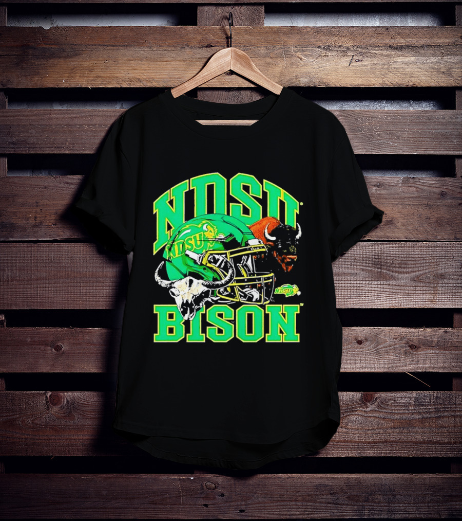 NDSU Bison Helmet Best NCAA Football Team Spirit T-Shirt