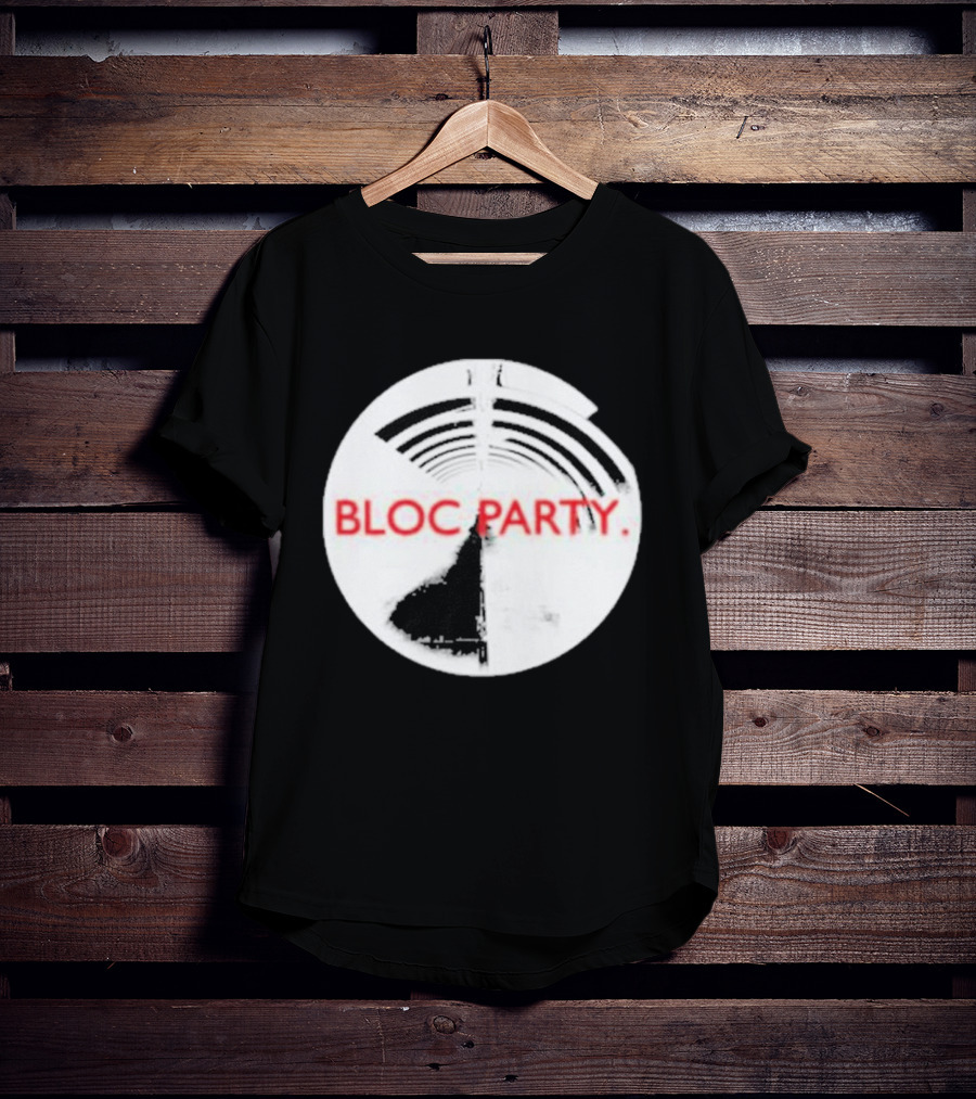 Bloc Party Anatomy Of A Brief Romance Black And White Circle T-Shirt