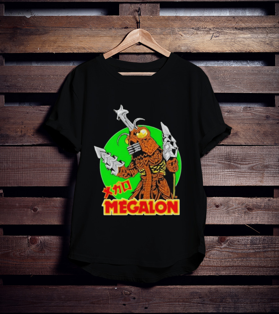 Cavitycolors Megalon Monster Kaiju Japanese Horror And Halloween T-Shirt