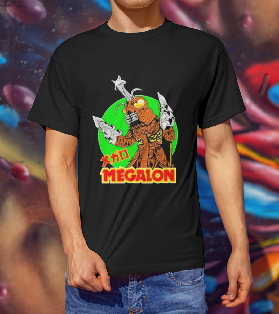 Cavitycolors Megalon Monster Kaiju Japanese Horror And Halloween T-Shirt