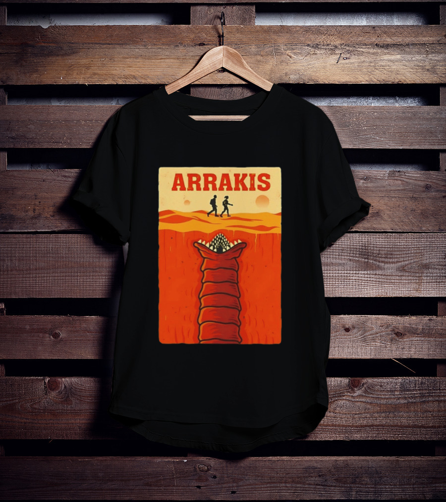 Arrakis Sandworm Apocalypse Movie Style Dune T-Shirt
