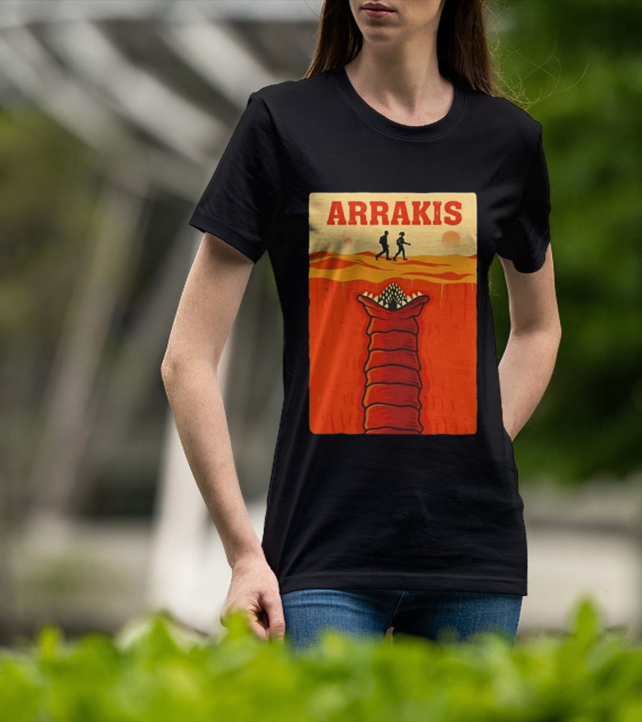 Arrakis Sandworm Apocalypse Movie Style Dune T-Shirt