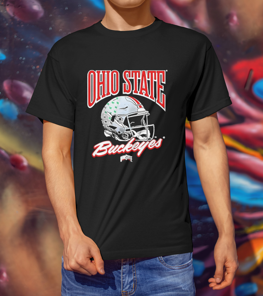 Ohio State Buckeyes Helmet Ncaa Football T-Shirt
