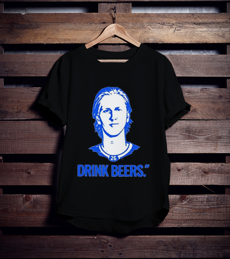 Sam Carrick Rasmus Dahlin Drink Beers Buffalo Sabres Hockey 26 T-Shirt