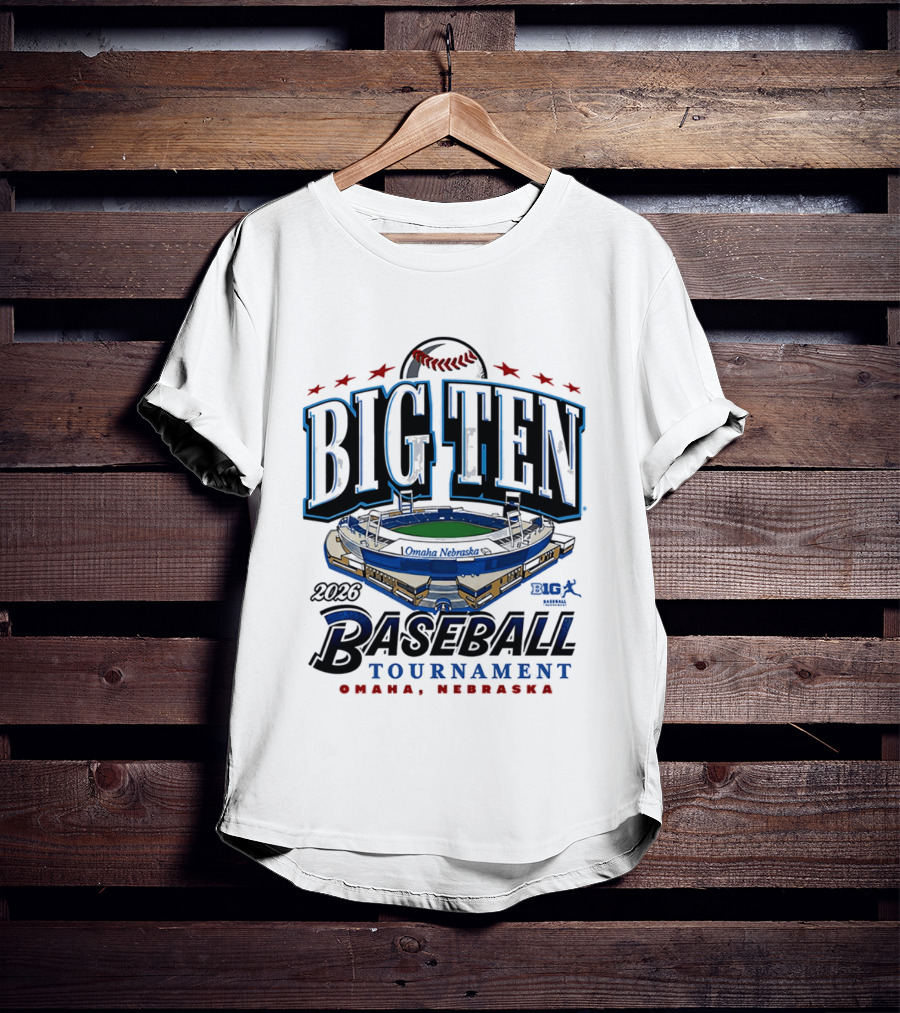 2026 Big Ten Baseball Tournament Omaha Nebraska T-Shirt