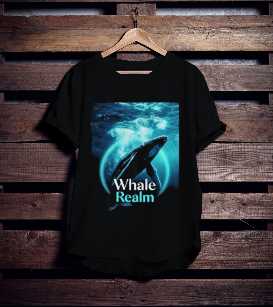 Whale Realm Cinematic Underwater Escape T-Shirt