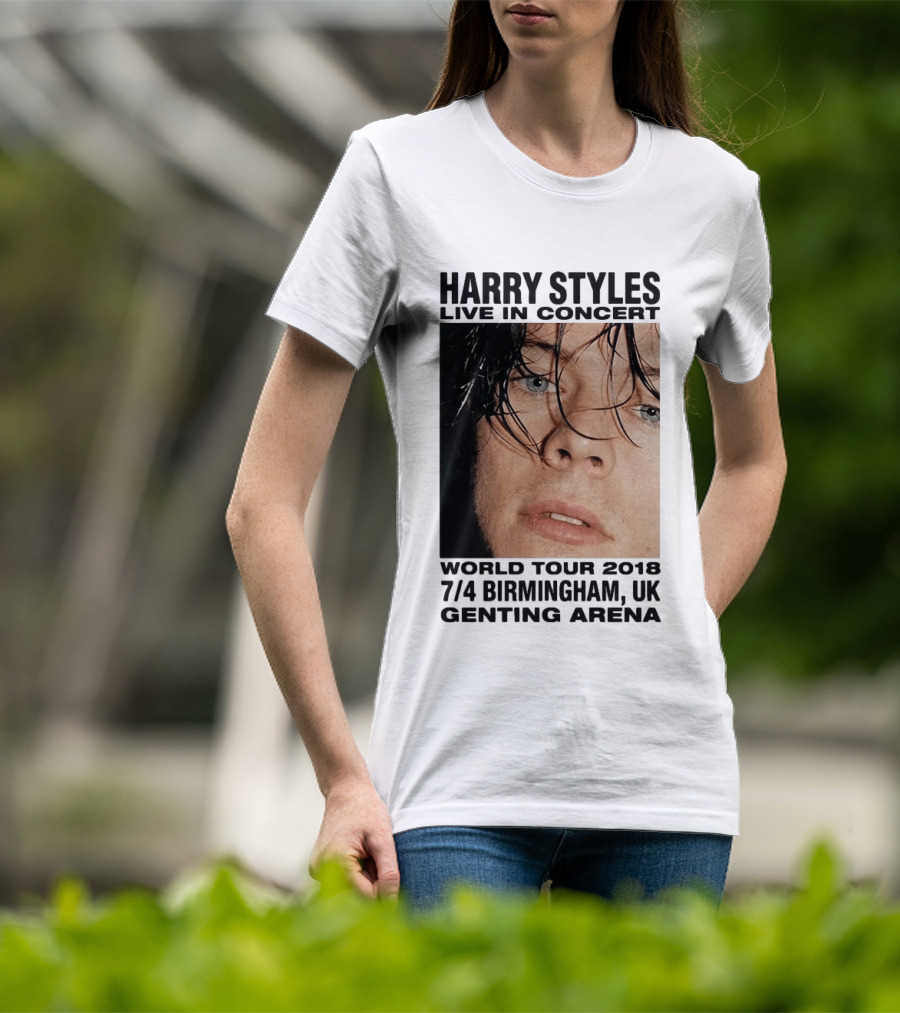 Harry Styles Live In Concert World Tour 2018 Birmingham UK Genting Arena T-Shirt
