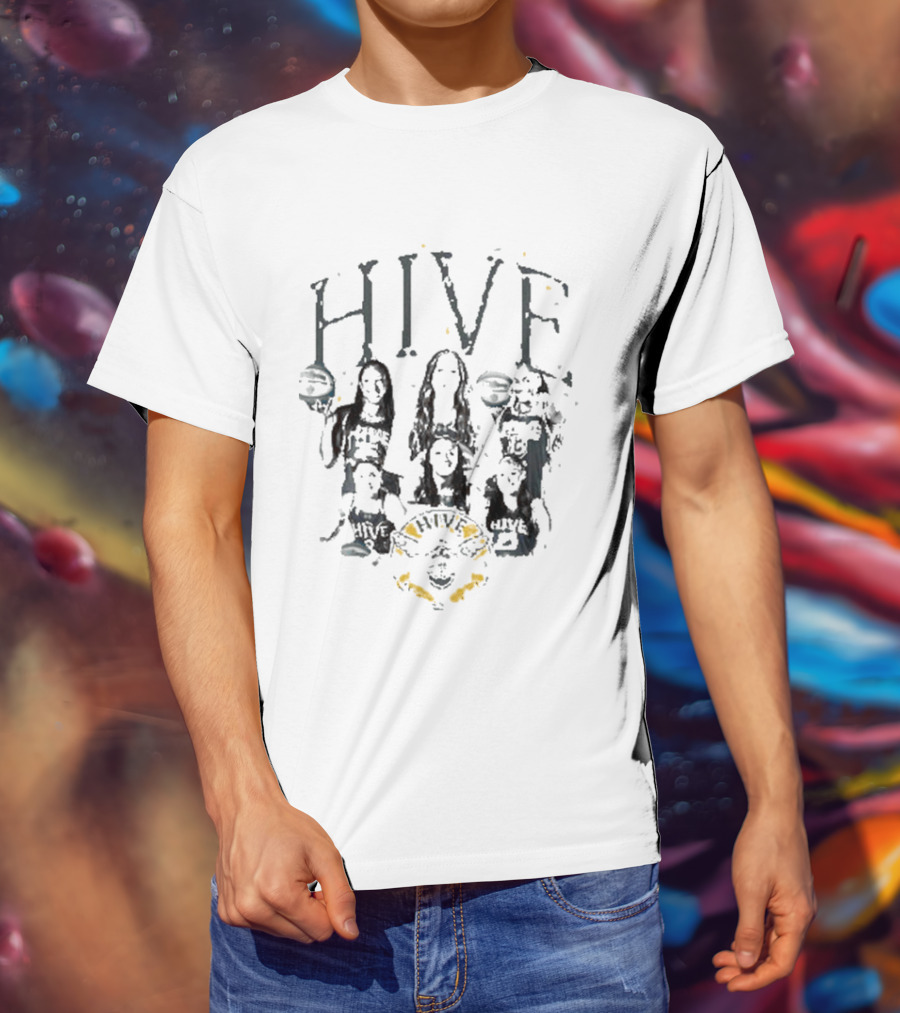 Hive Basketball Club Player Team Lineup T-Shirt