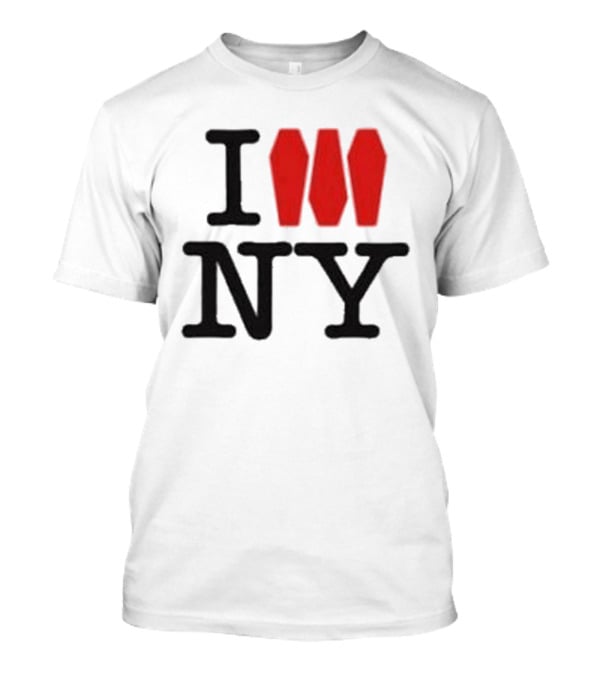 I Love NY Coffin Icon Parody Trend T-Shirt