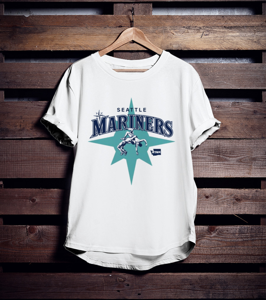 Seattle Mariners WA State Wrestling Association T-Shirt