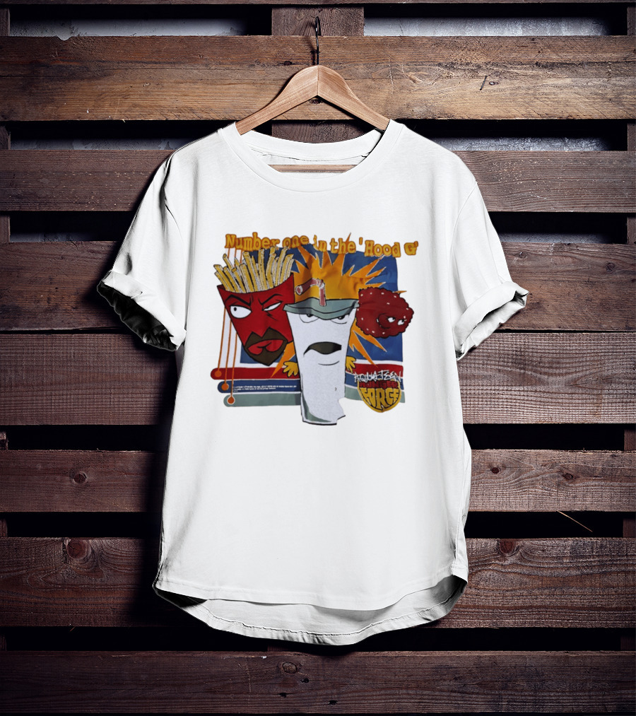 Number One In The 'Hood G Aqua Teen Hunger Force Frylock Master Shake Meatwad T-Shirt