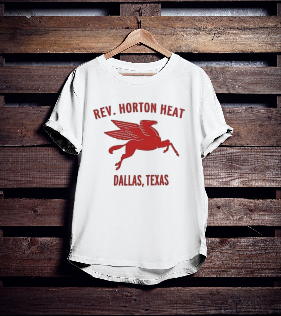 Rev. Horton Heat Dallas Texas Pegasus T-Shirt
