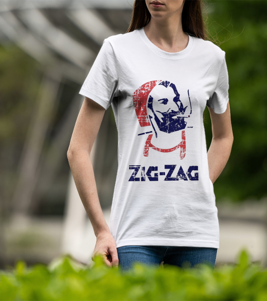 Zouave Soldier Zig Zag Smoking T-Shirt