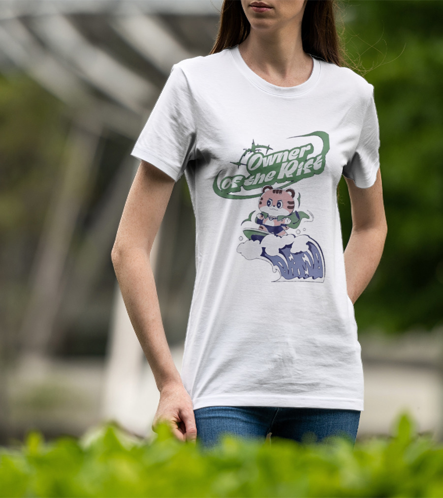 Owner Of The Waves Tiger Surfing Adventure T-Shirt