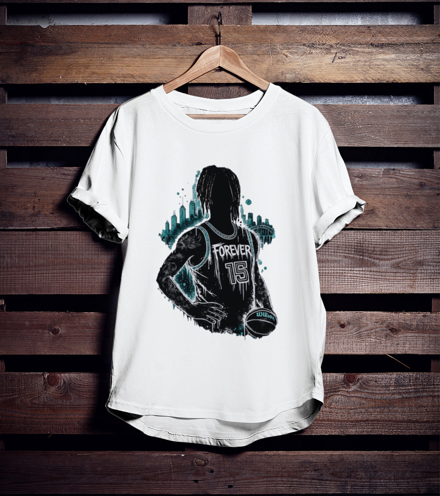 Brandon Clarke Forever 15 Memphis Grizzlies Basketball City Skyline Wilson T-Shirt