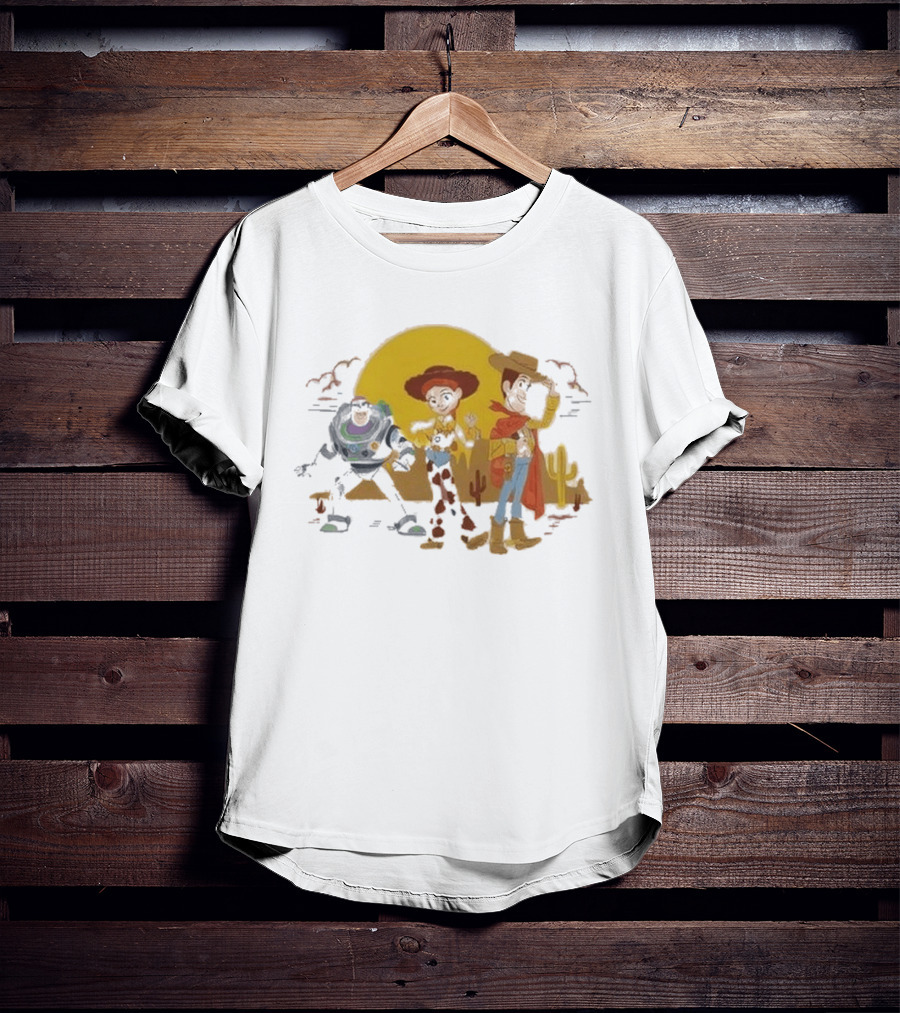 Arizona Diamondbacks X Toy Story Collaboration May 24 2026 Buzz Lightyear Woody Jessie Desert Scene T-Shirt