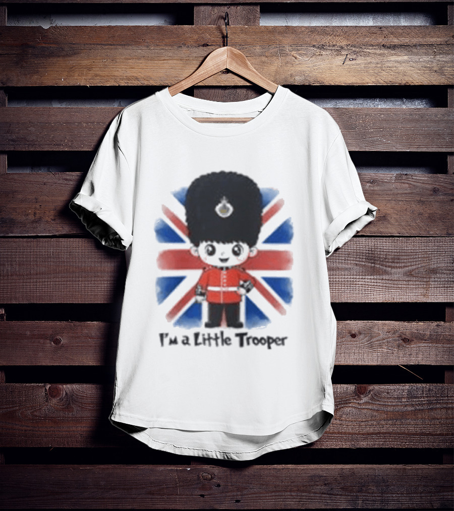 England I'm A Little Trooper British Guard With Union Jack T-Shirt