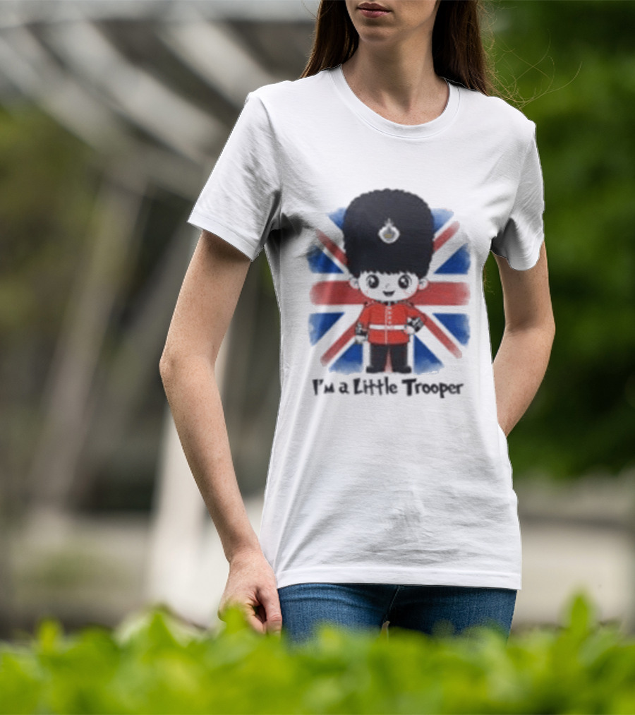 England I'm A Little Trooper British Guard With Union Jack T-Shirt