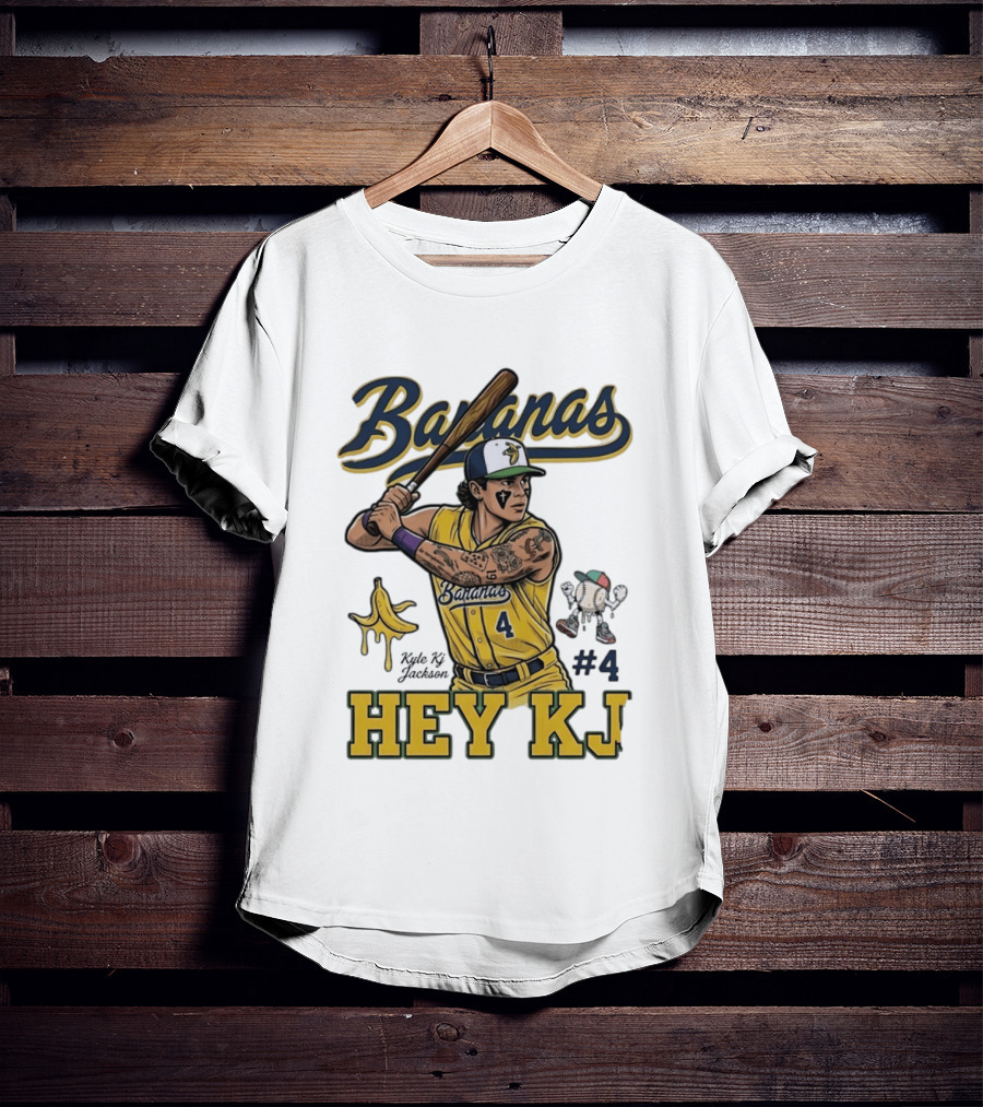 Bananas Kyle Kj Jackson Number 4 Hey KJ T-Shirt