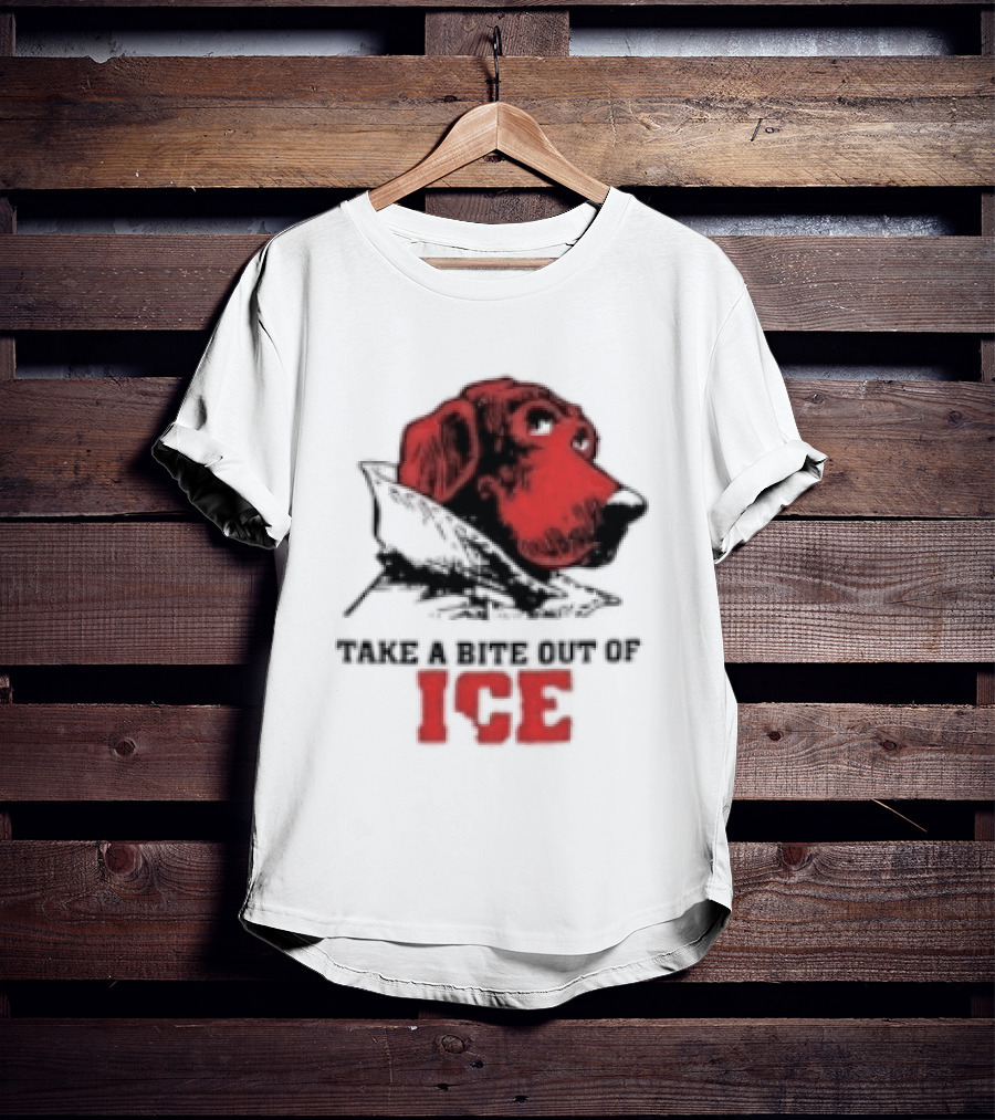 McGruff The Crime Dog Take A Bite Out Of ICE Cops Aren't Your Friend T-Shirt