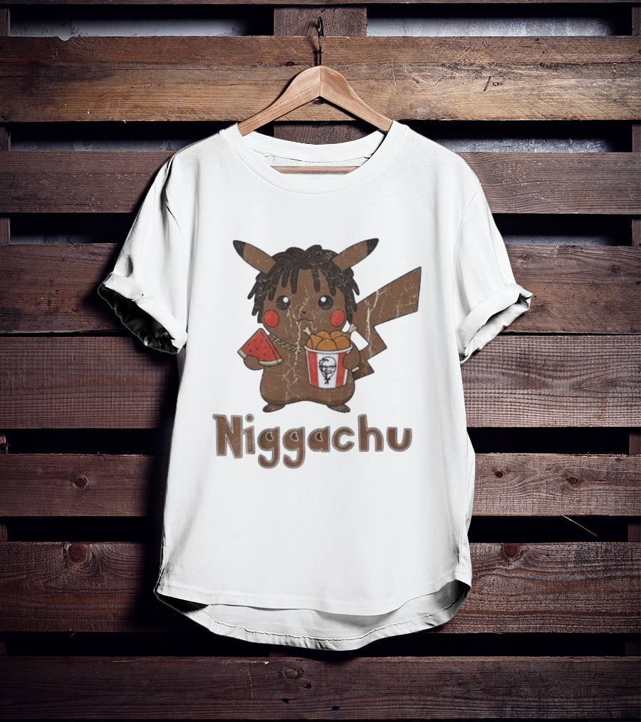 Pokemon PikaJew And Niggachu T-Shirt