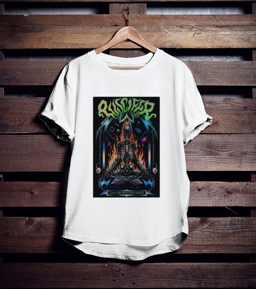 Puscifer San Diego Civic Theatre May 13 2026 Skeleton Cosmic Fire T-Shirt