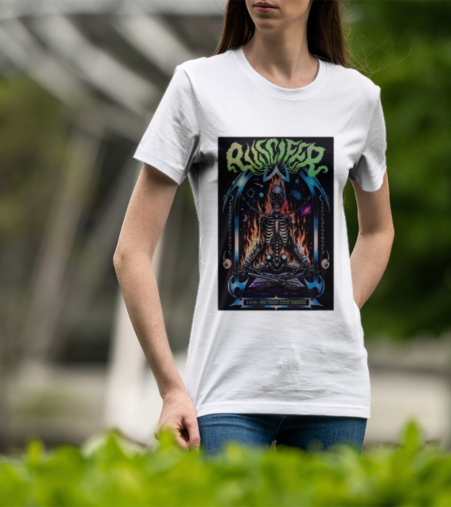 Puscifer San Diego Civic Theatre May 13 2026 Skeleton Cosmic Fire T-Shirt