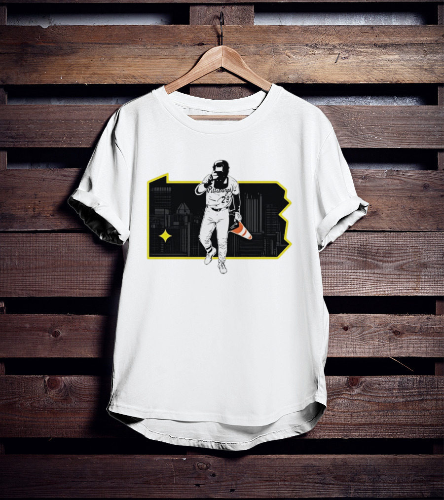 Pittsburgh Pirates Ryan O'Hearn Fear The Cone 29 City Skyline T-Shirt