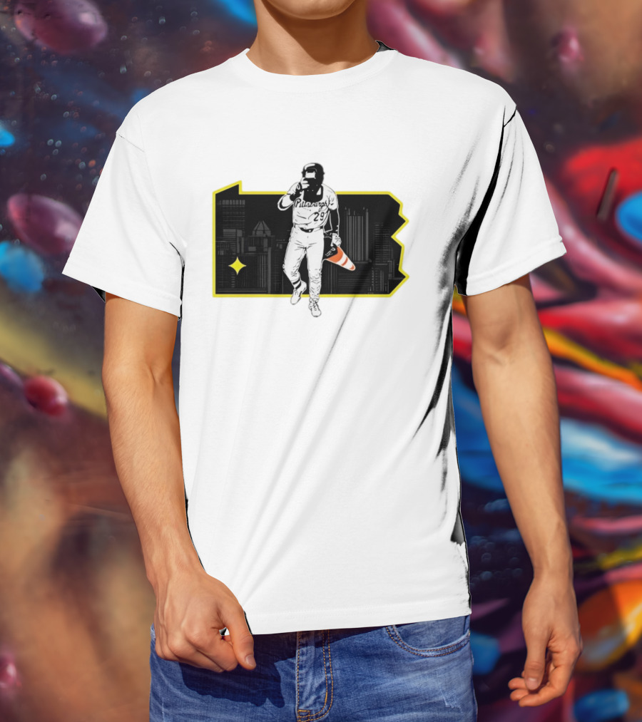 Pittsburgh Pirates Ryan O'Hearn Fear The Cone 29 City Skyline T-Shirt