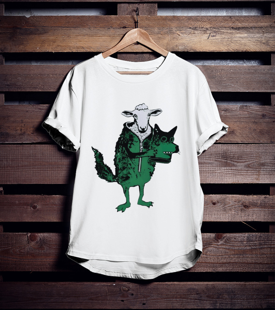 Sheep In Wolf's Clothing Humorous Animal Disguise Joke T-Shirt