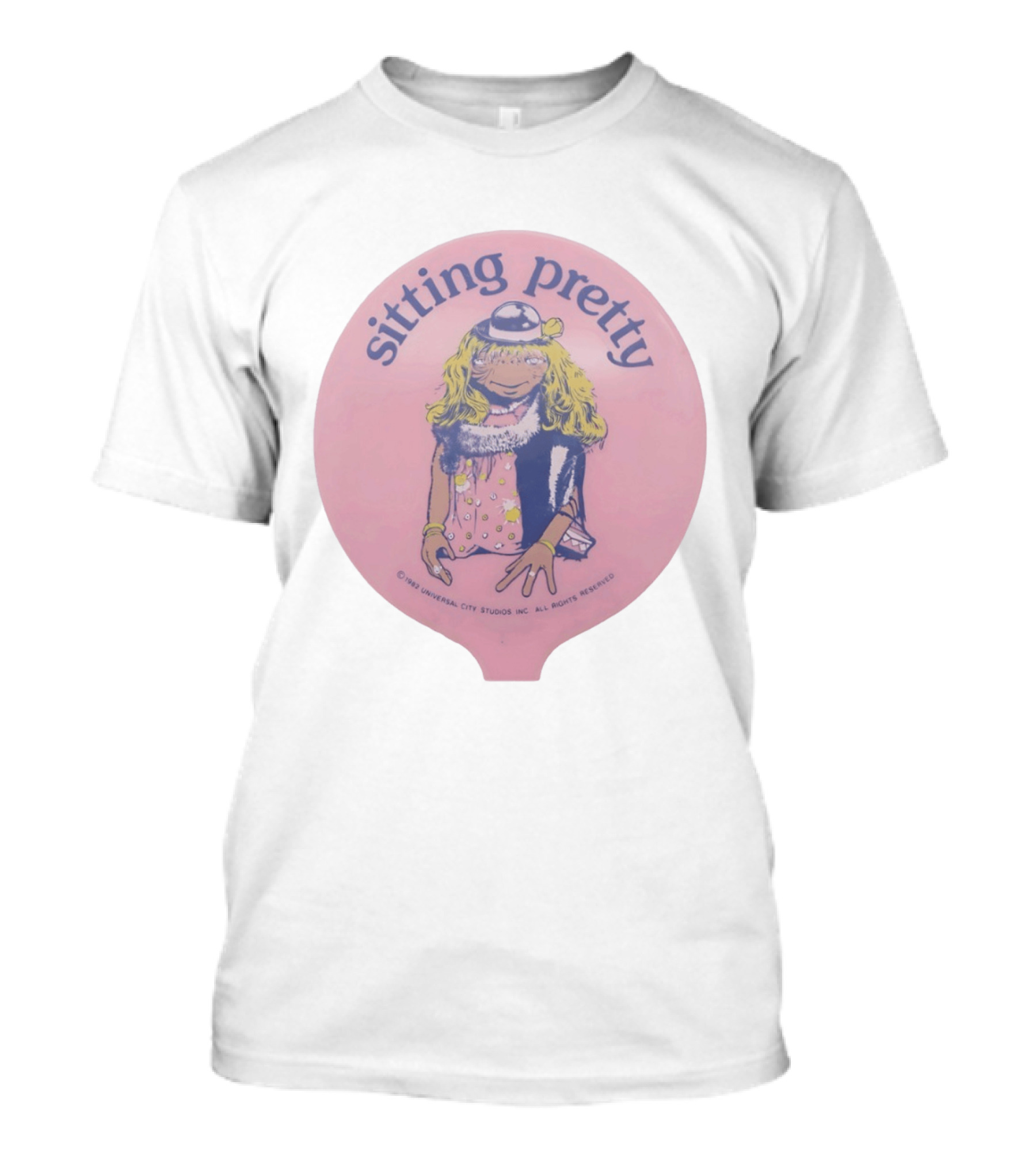 Sitting Pretty 1982 Universal City Studios ET T-Shirt