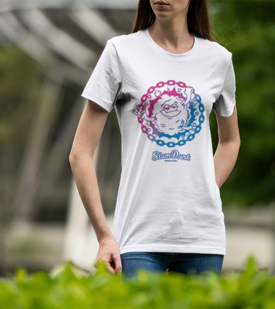 Slam Dunk World Moshy Dreamy Colorful Circle T-Shirt