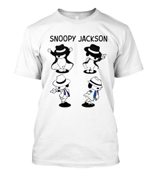 Snoopy Jackson Dance Moves With Fedora And Suit Styles T-Shirt