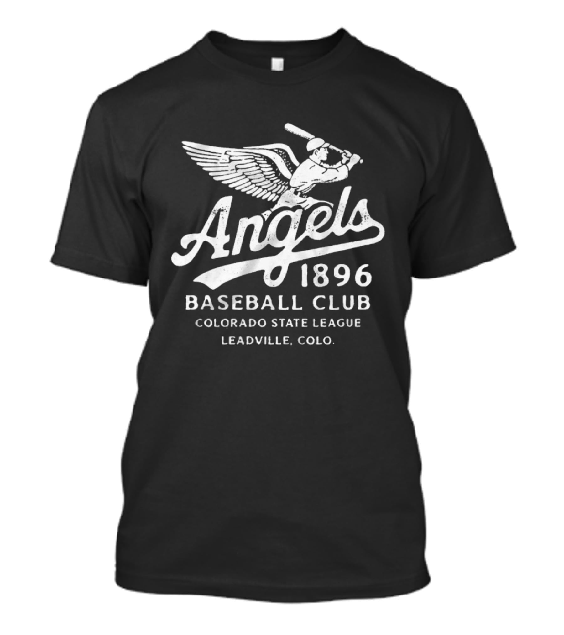 Leadville Angels 1896 Baseball Club Colorado State League Leadville Colo T-Shirt