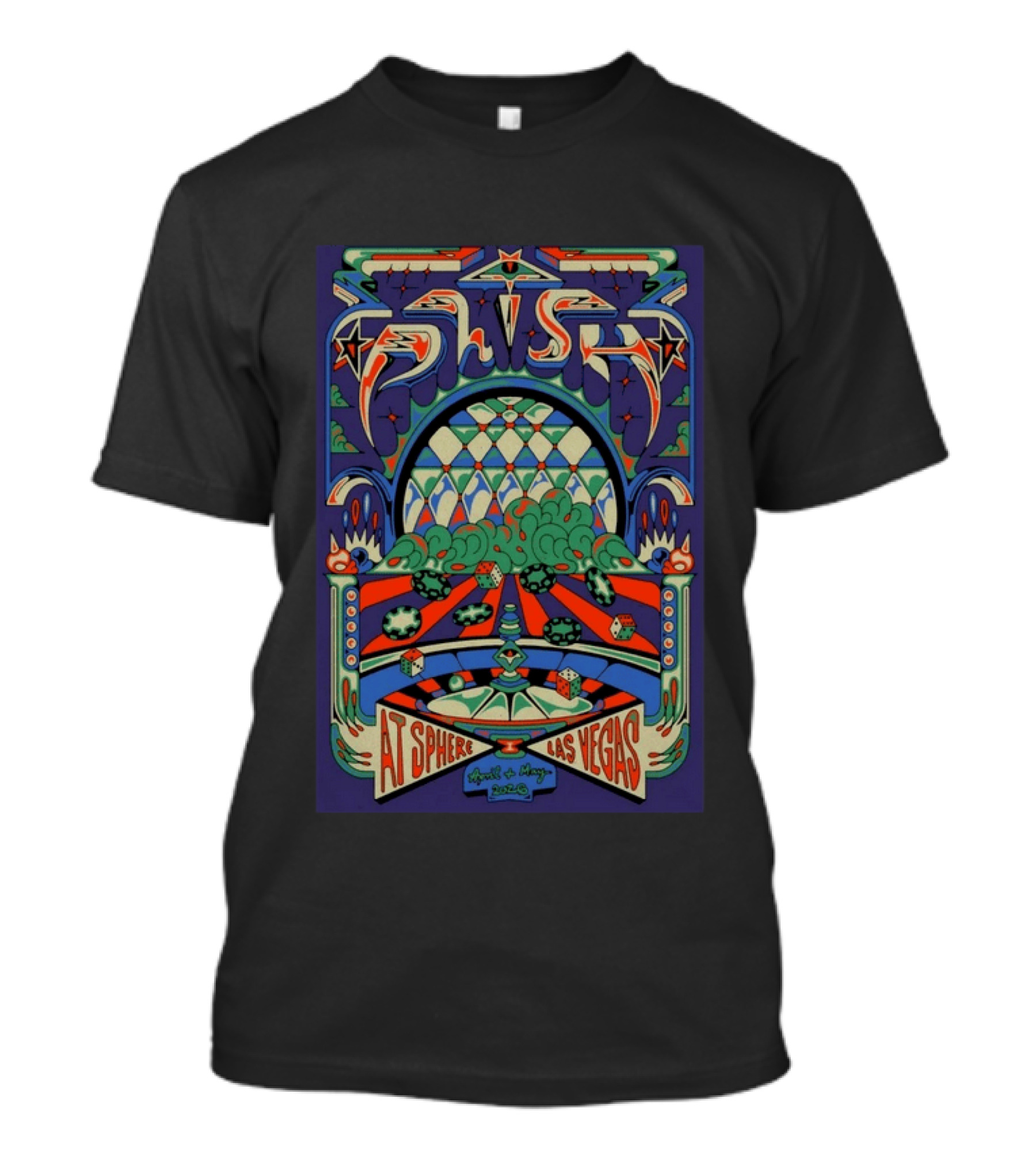 Phish Las Vegas 2026 April And May At Sphere T-Shirt