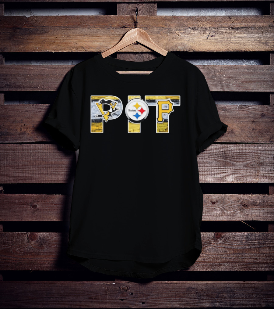 PIT Pittsburgh Steelers Penguins Pirates Fan Pride T-Shirt