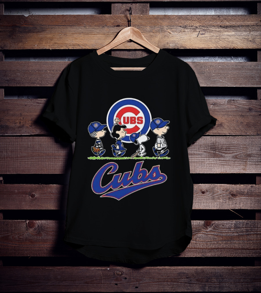 Snoopy Charlie Brown Linus Lucy Chicago Cubs 2026 T-Shirt